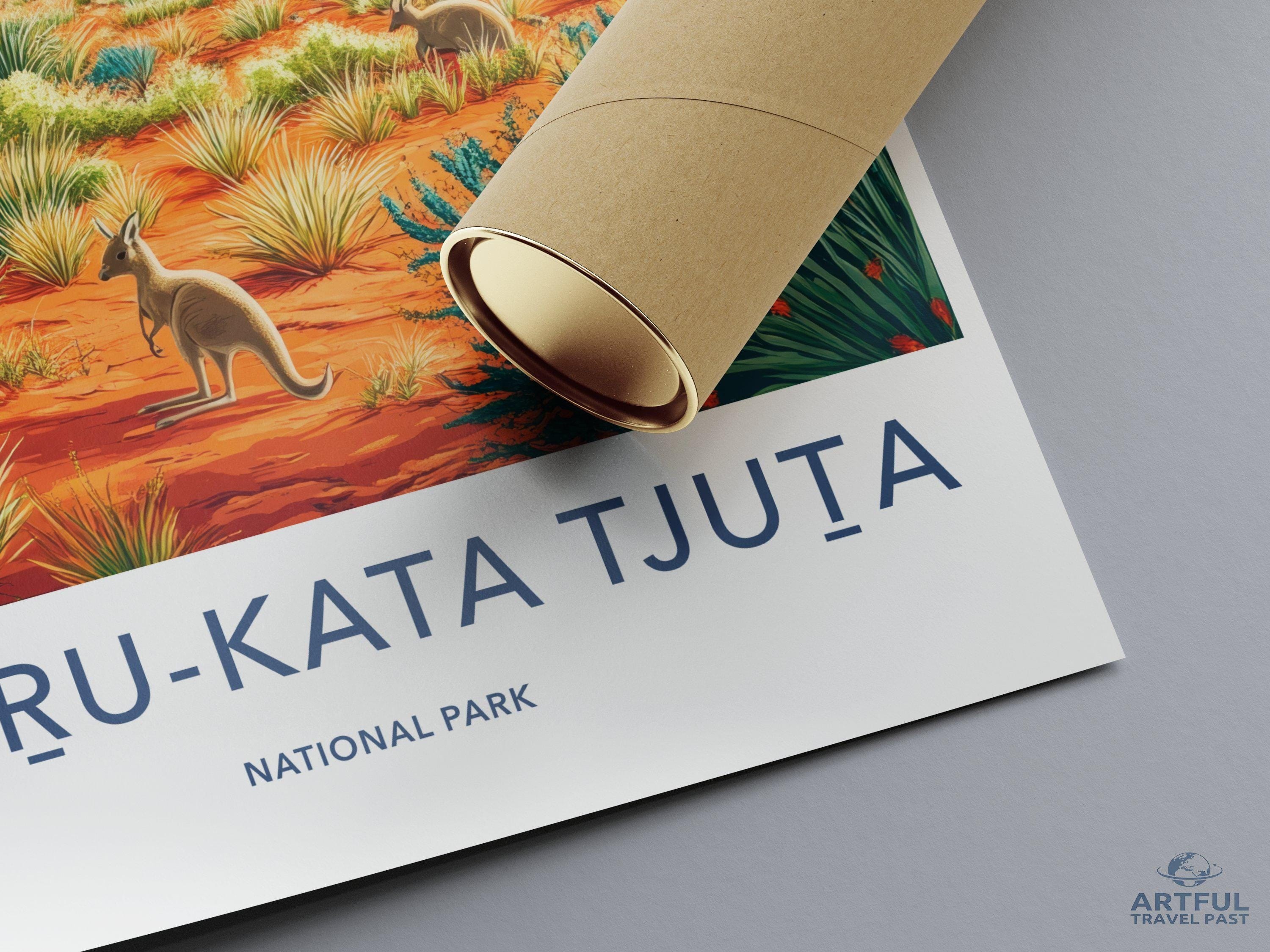 Uluru Kata Tjuta National Park Poster | Australia Wall Art