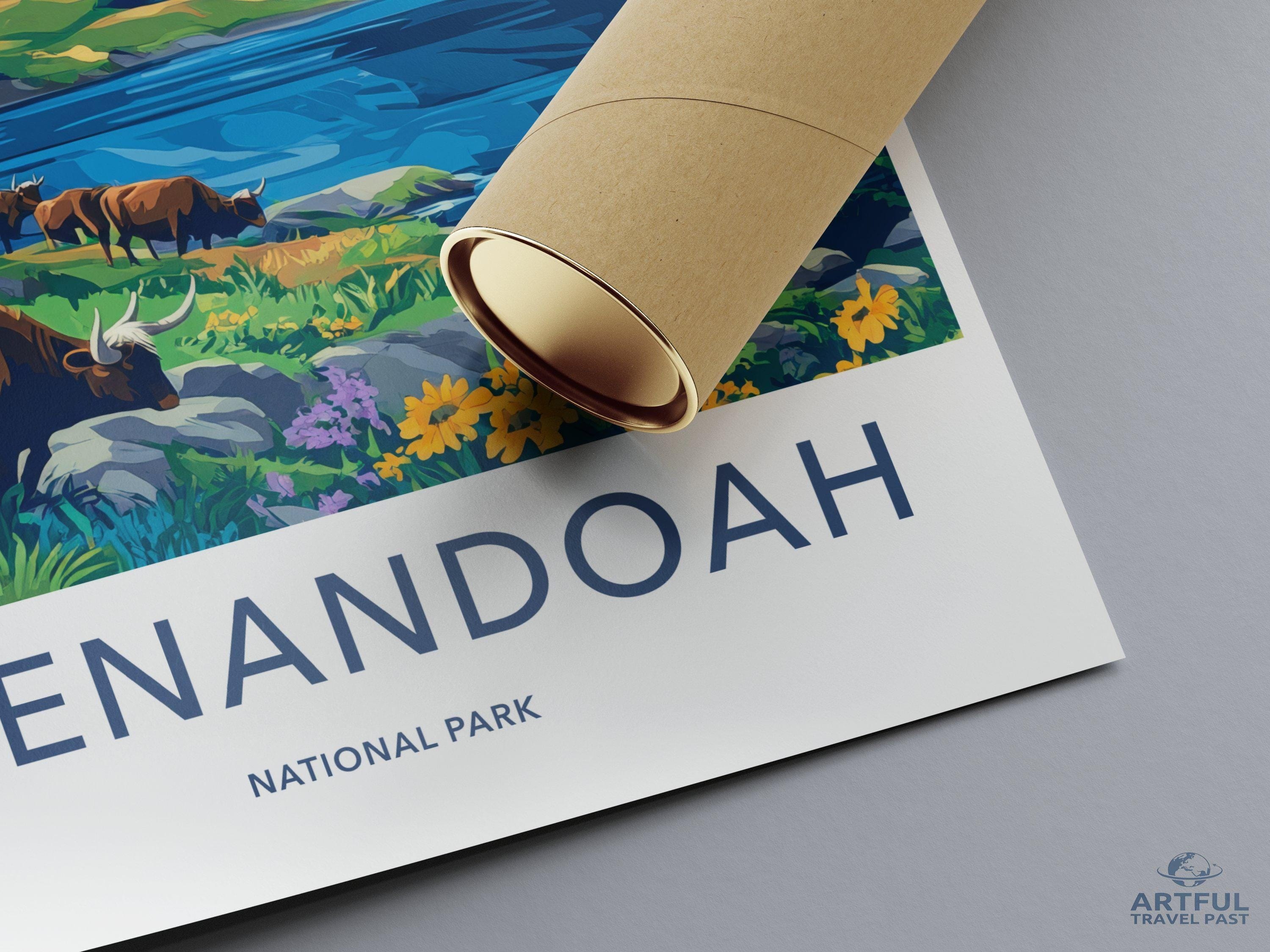 Shenandoah National Park Poster | Virginia Wall Art