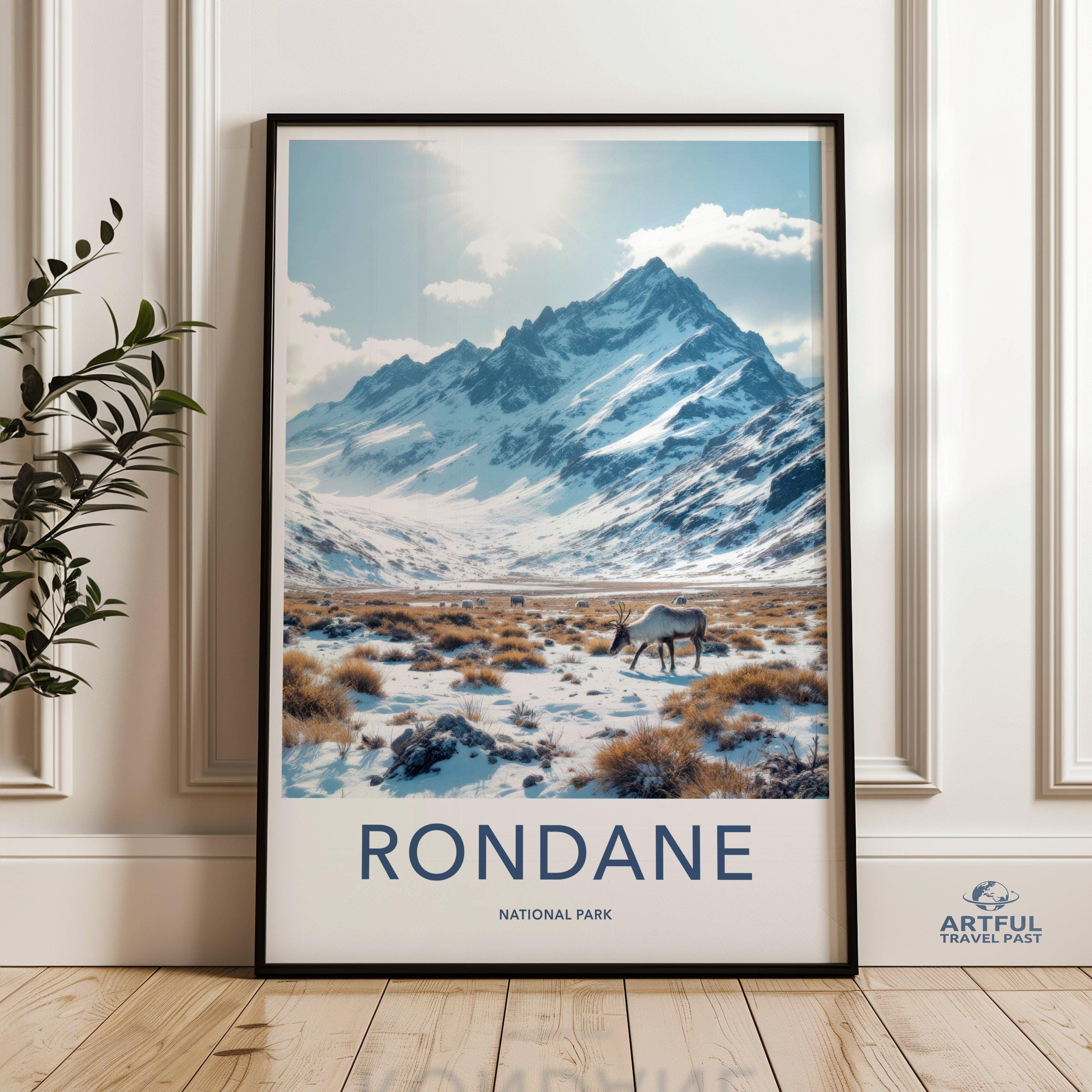 Rondane National Park Wall Art, Norwegian Landscape Print, Scandinavian Mountain Decor, Nature Photography, Wilderness Home Decor