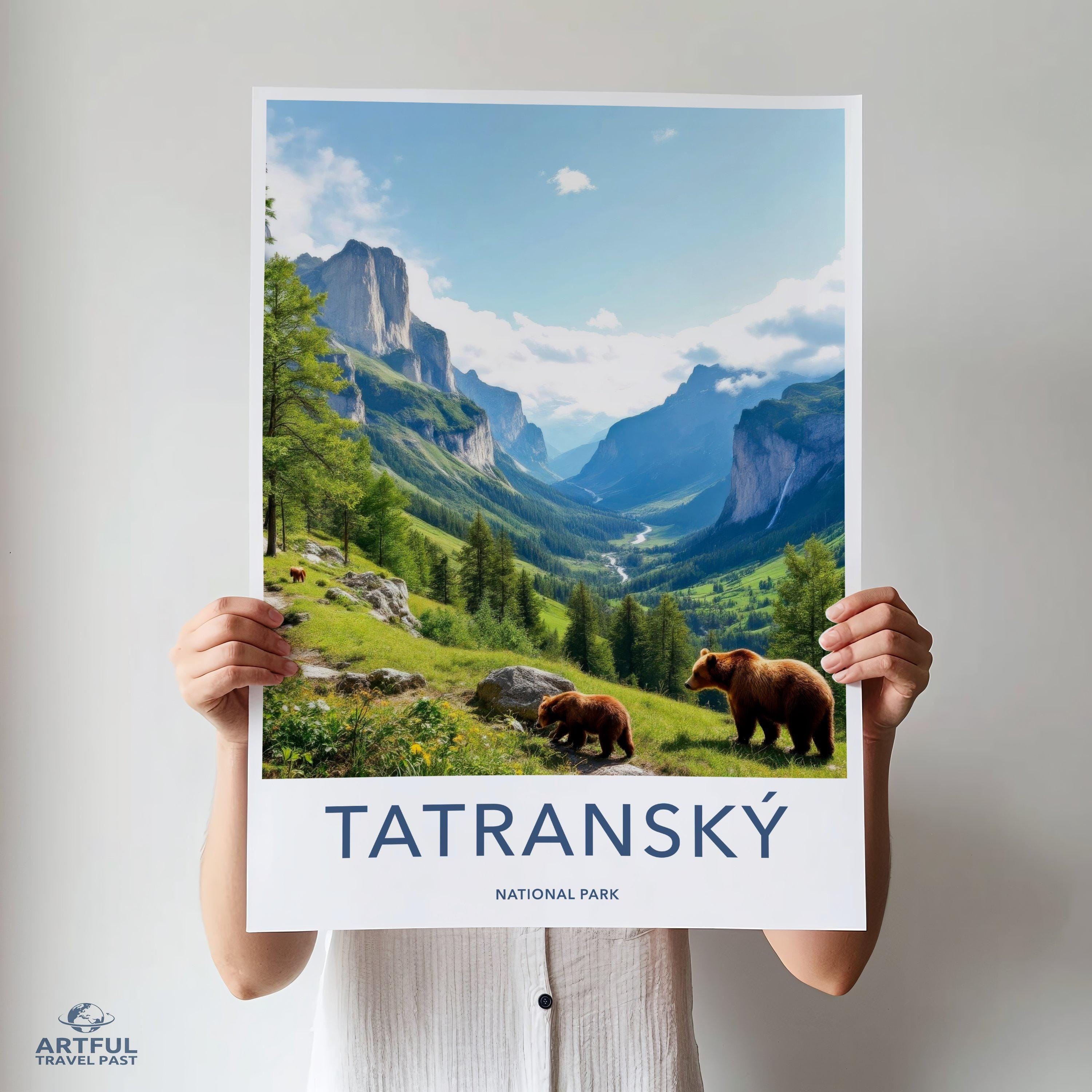 Tatranský National Park Poster | Slovakia Wall Art