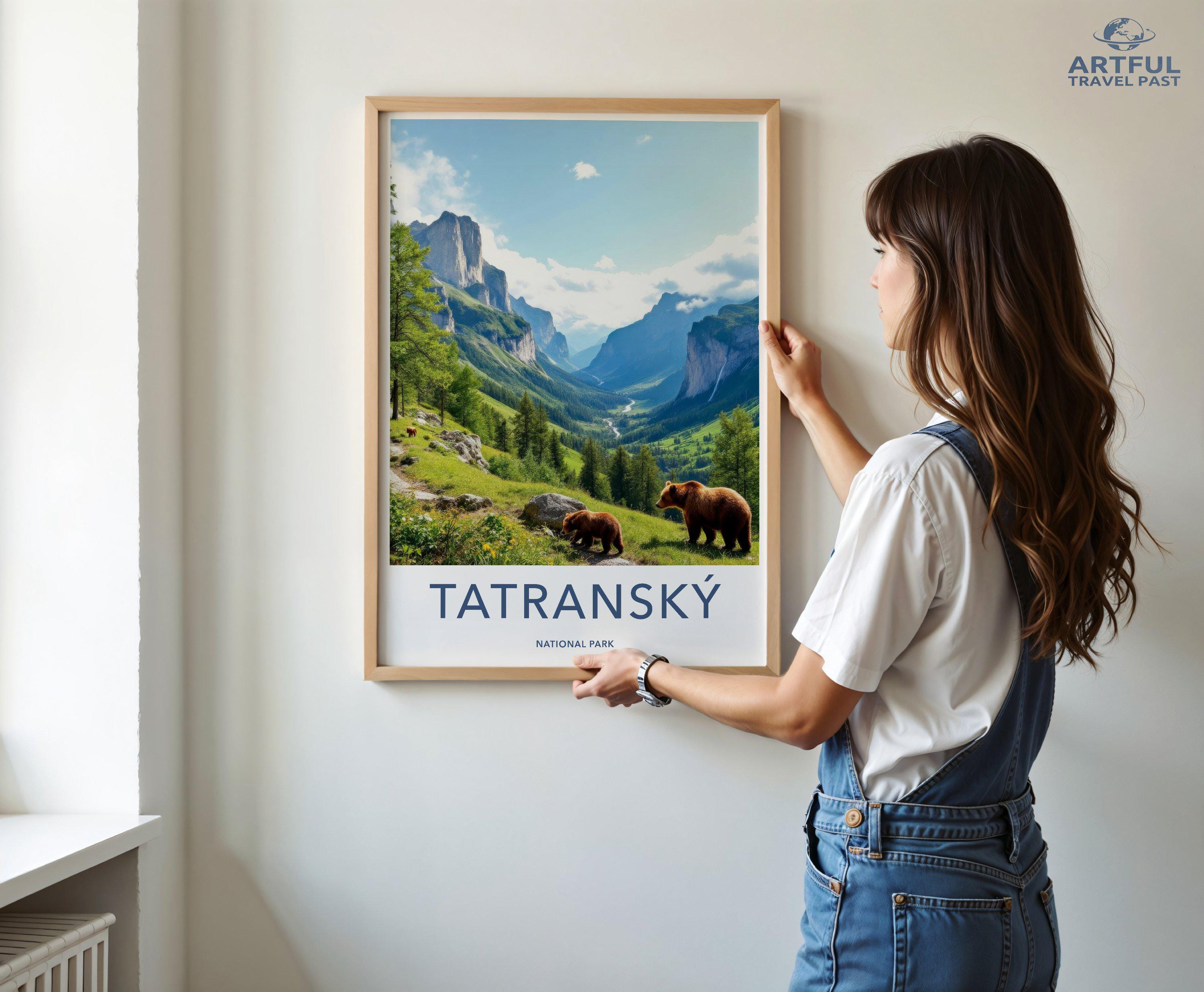 Tatranský National Park Poster | Slovakia Wall Art