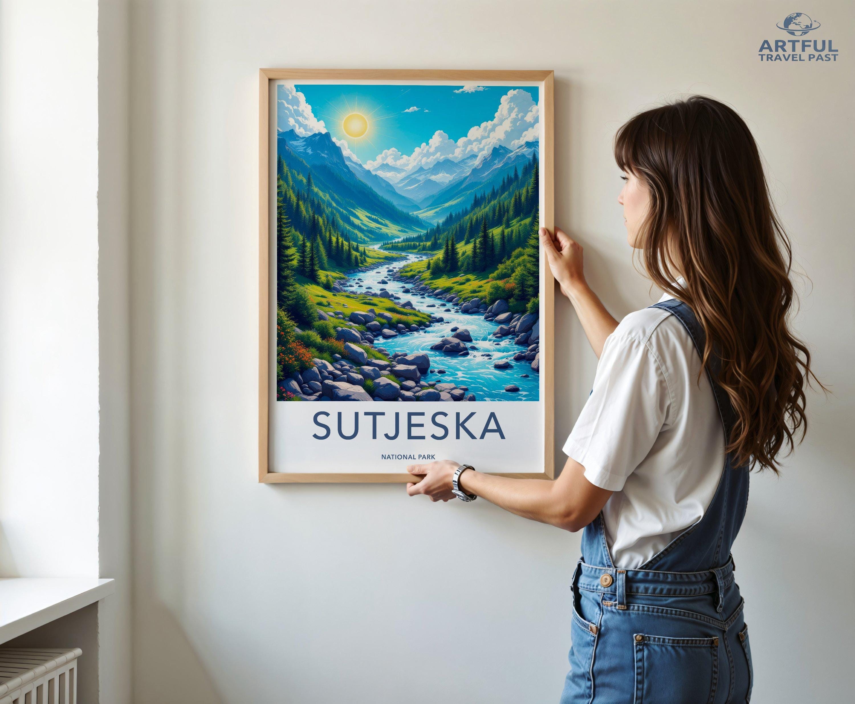 Sutjeska National Park Poster | Bosnia and Herzegovina Art