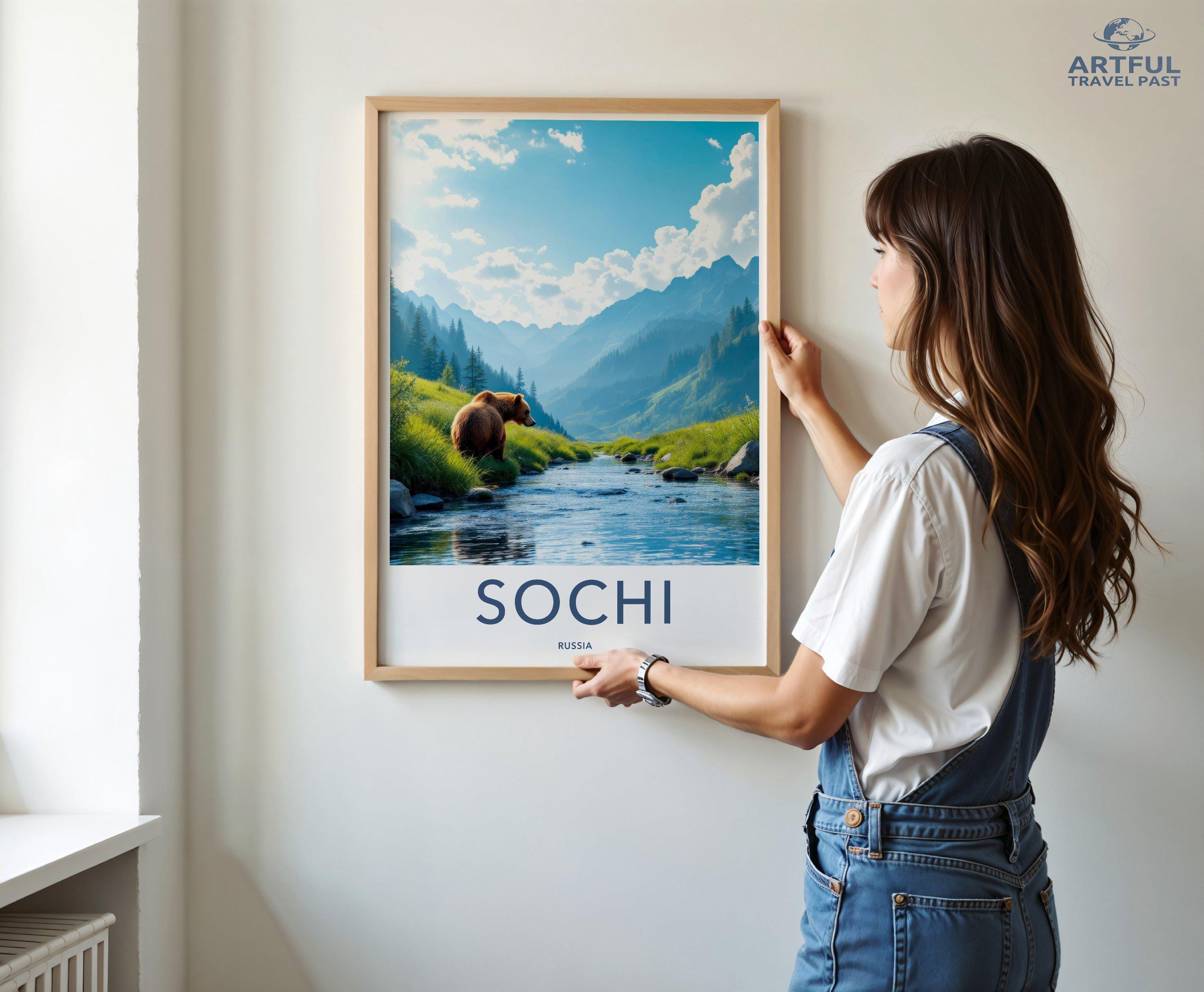 Sochi National Park Poster | Russia Wall Art