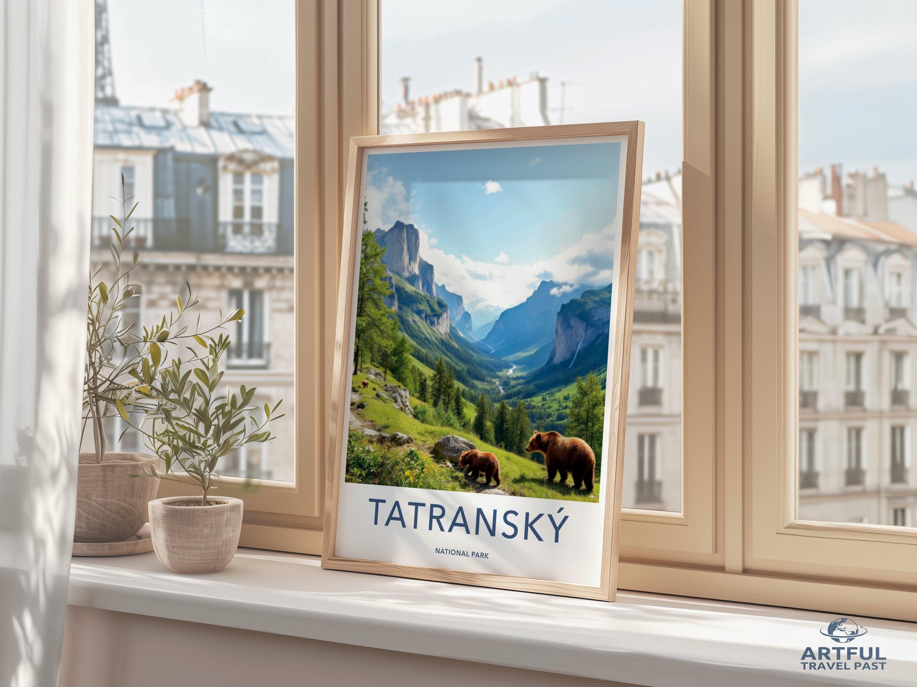 Tatranský National Park Poster | Slovakia Wall Art