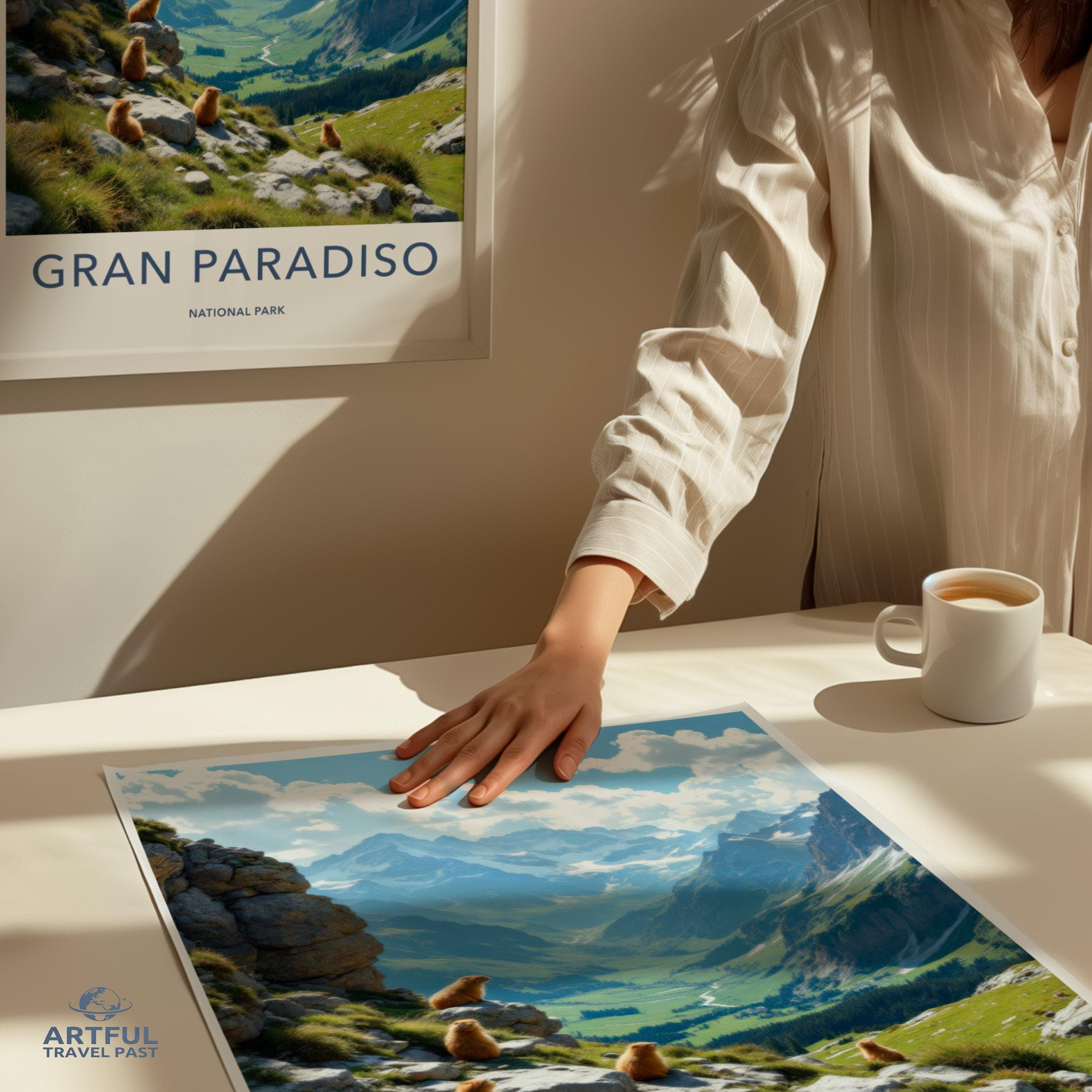 Gran Paradiso National Park Poster | Italy Wall Art