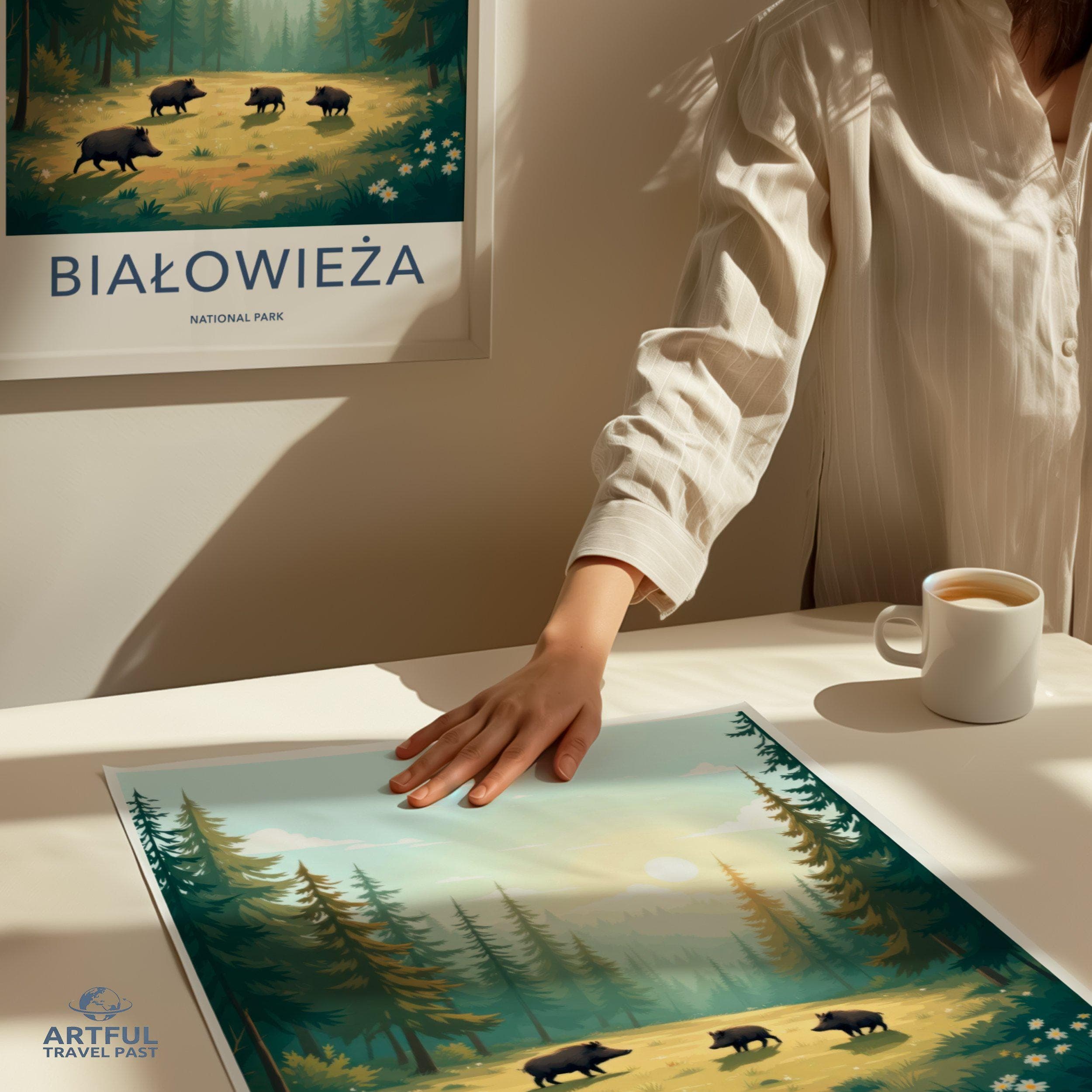 Białowieża National Park Poster | Poland Wall Art