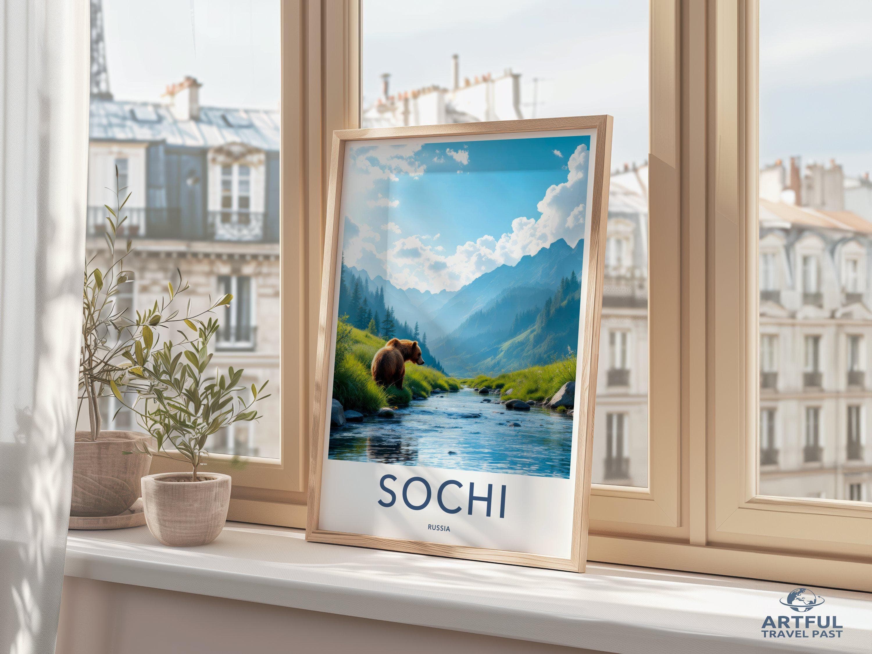 Sochi National Park Poster | Russia Wall Art