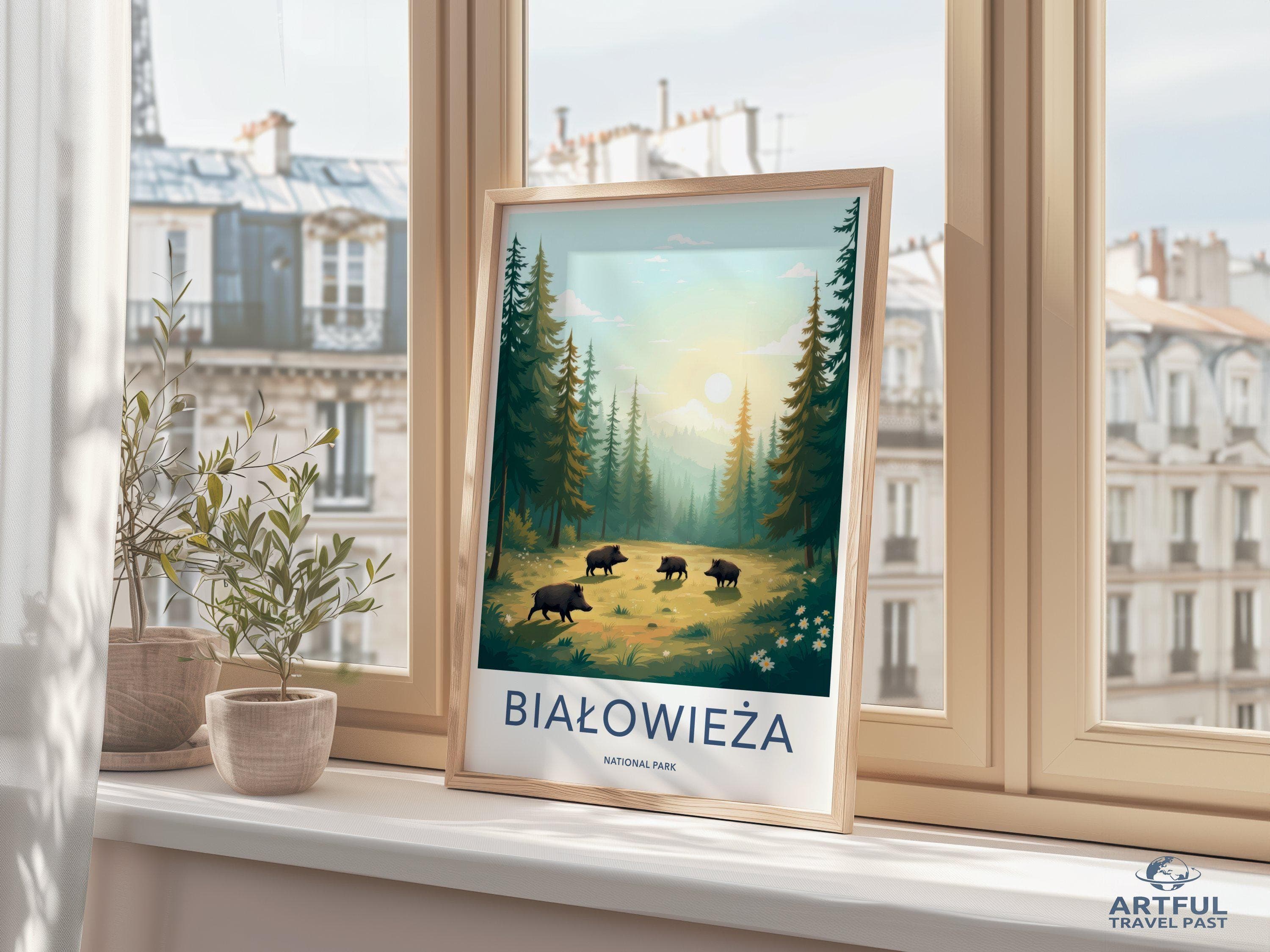 Białowieża National Park Poster | Poland Wall Art