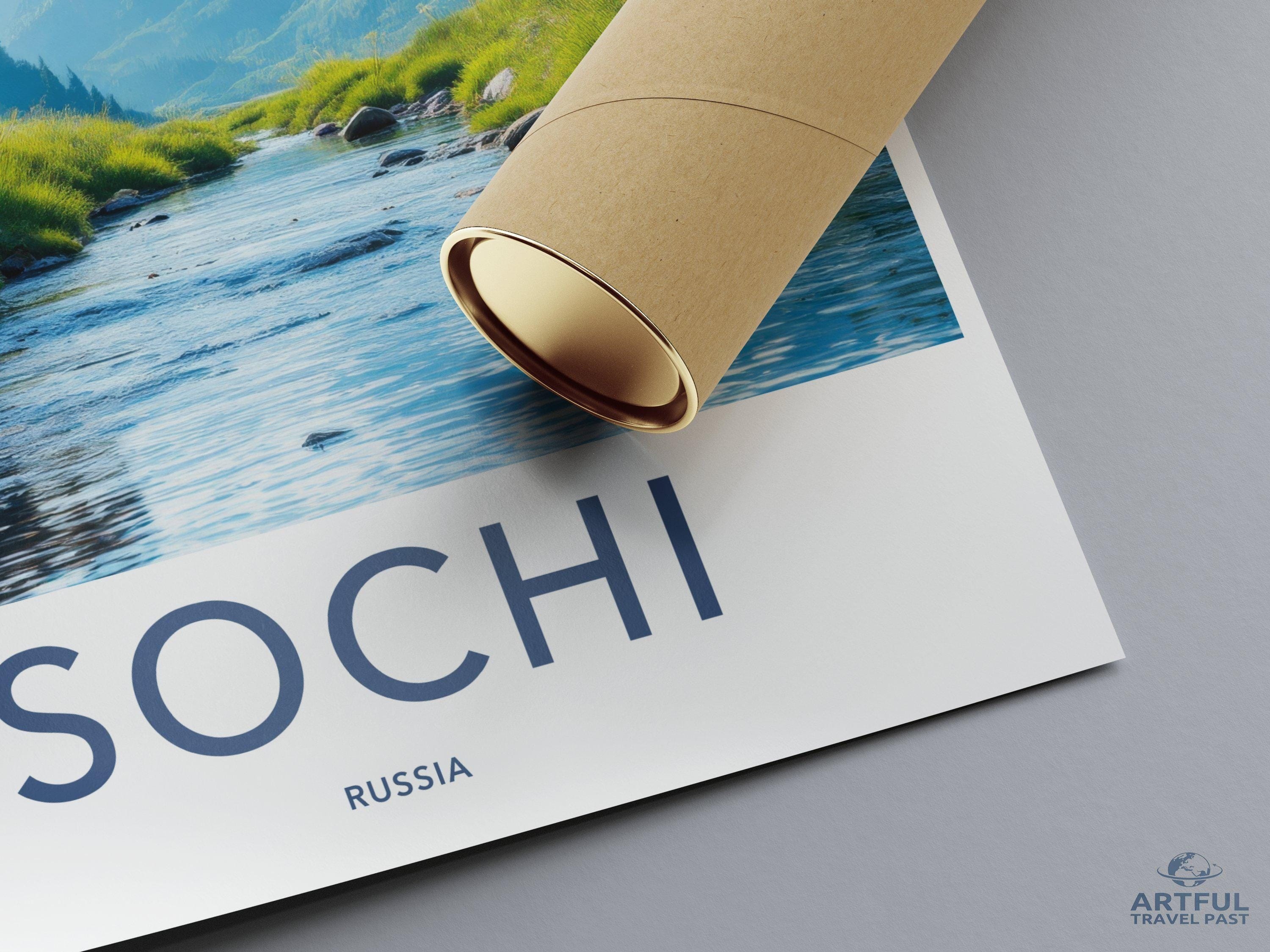 Sochi National Park Poster | Russia Wall Art