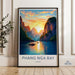 Phang Nga Bay Thailand Wall Art, Landscape Sunset Print, Scenic Nature Poster, Travel Photography, Tropical Paradise Decor