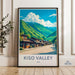 Beautiful Kiso Valley Japan Print, Japanese Landscape Poster, Scenic Wall Art Decor, Asian Art Illustration, Mountain View Artwork