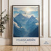 Huascaran Peru wall art, mountain sunrise print, landscape photography poster, Andes decor, nature lover gift, scenic artwork