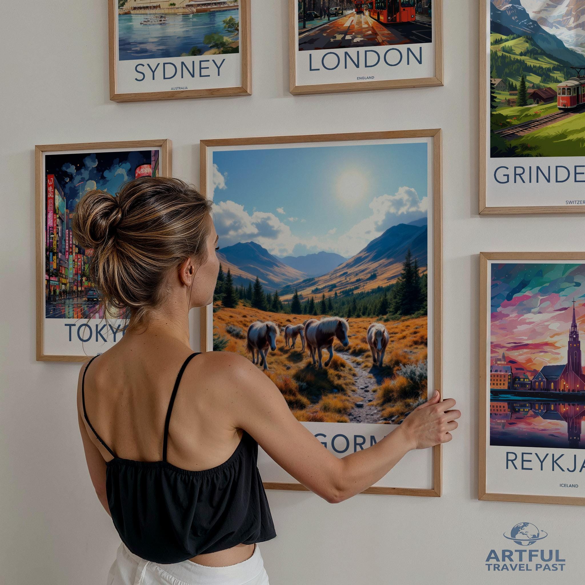 Travel Poster Collection, Scenic Art Prints, City Wall Decor, Wanderlust Artwork, Vintage Travel Posters, Home Decoration Ideas