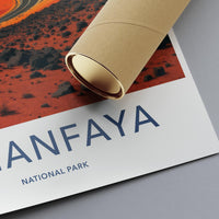Timanfaya National Park Poster, Vintage National Park Art, Scenic Landscape Print, Wall Art Decor, Travel Photography