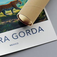 Sierra Gorda Mexico Art Print, Travel Poster, Wall Art, Vintage Style Poster, Scenic Landscape Decoration, Home Decor