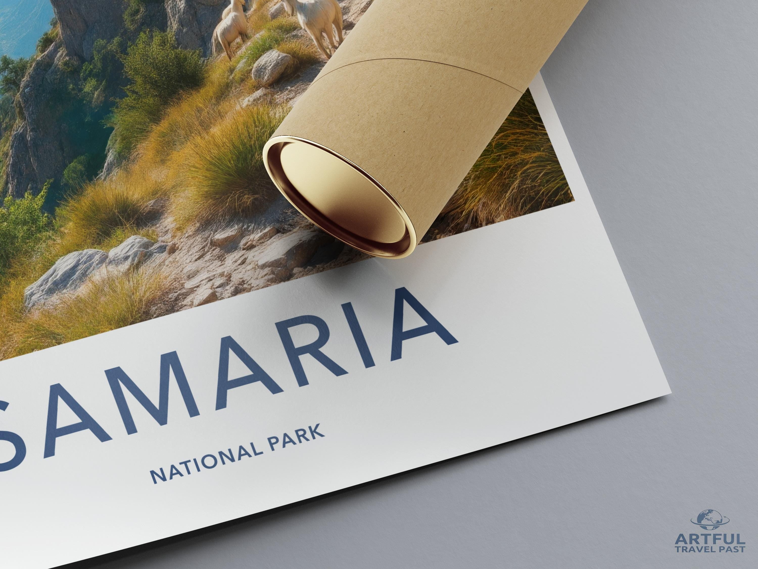 Samaria National Park Poster, Scenic Travel Print, Wall Art, Nature Photography, Home Decor, Adventure Landscape, Unframed