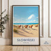 Polish Slowinski National Park Wall Art, Running Horses Poster, Coastal Landscape Print, Blue Sky Sandy Beach Print, Nature Decor
