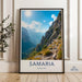 Samaria National Park Wall Art, Greece Landscape Print, Mountain Valley Photo, Nature Photography Decor, Travel Poster Art