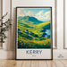 Kerry Ireland Wall Art Print, Landscape Poster, Irish Countryside Artwork, Scenic Wall Decor, Ireland Mountains and Coast Print