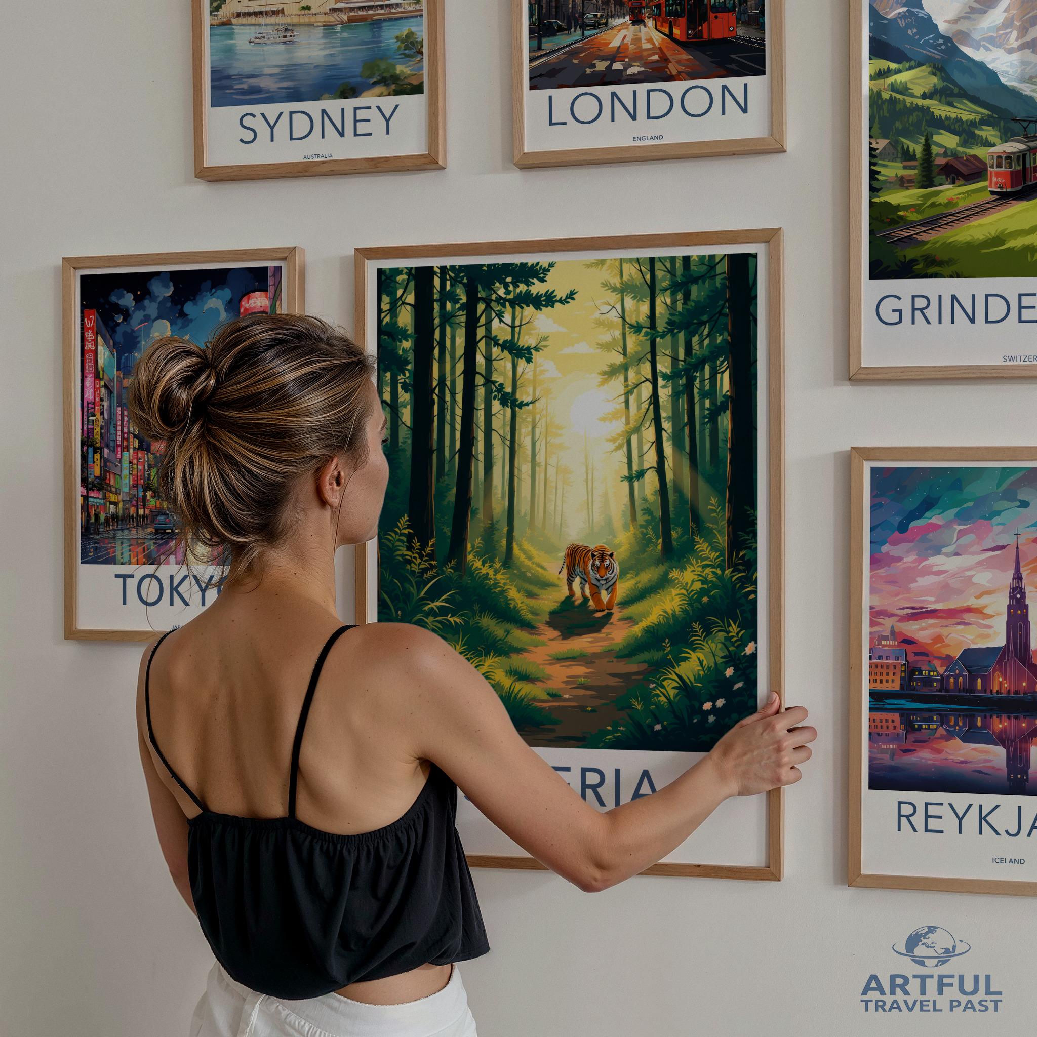 Travel city posters, World travel wall art set, Travel destination prints, Road trip wall decor, Gallery wall design, Art print set