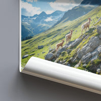 Mountain landscape wall art, nature photography print, scenic mountains decor, wildlife art poster, hiking adventure photo, outdoor scenery