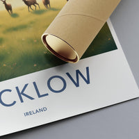 Wicklow Ireland Poster Art Print, Scenic Landscape Wall Decor, Travel Themed Home Office Decoration, Nature Wildlife Gifts