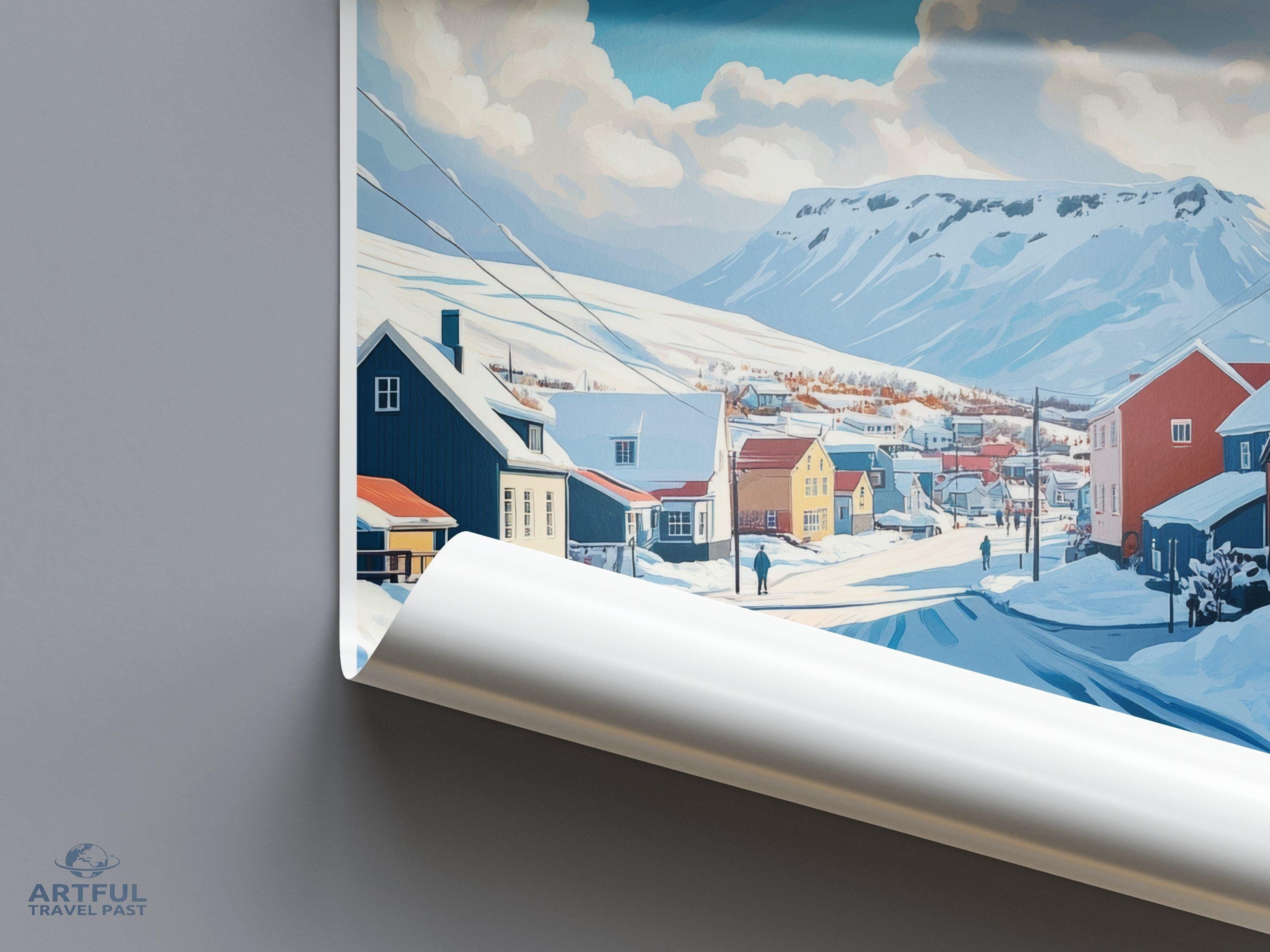 Ilulissat Poster | Greenland Wall Art | Arctic Decor