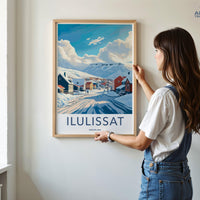 Ilulissat Poster | Greenland Wall Art | Arctic Decor