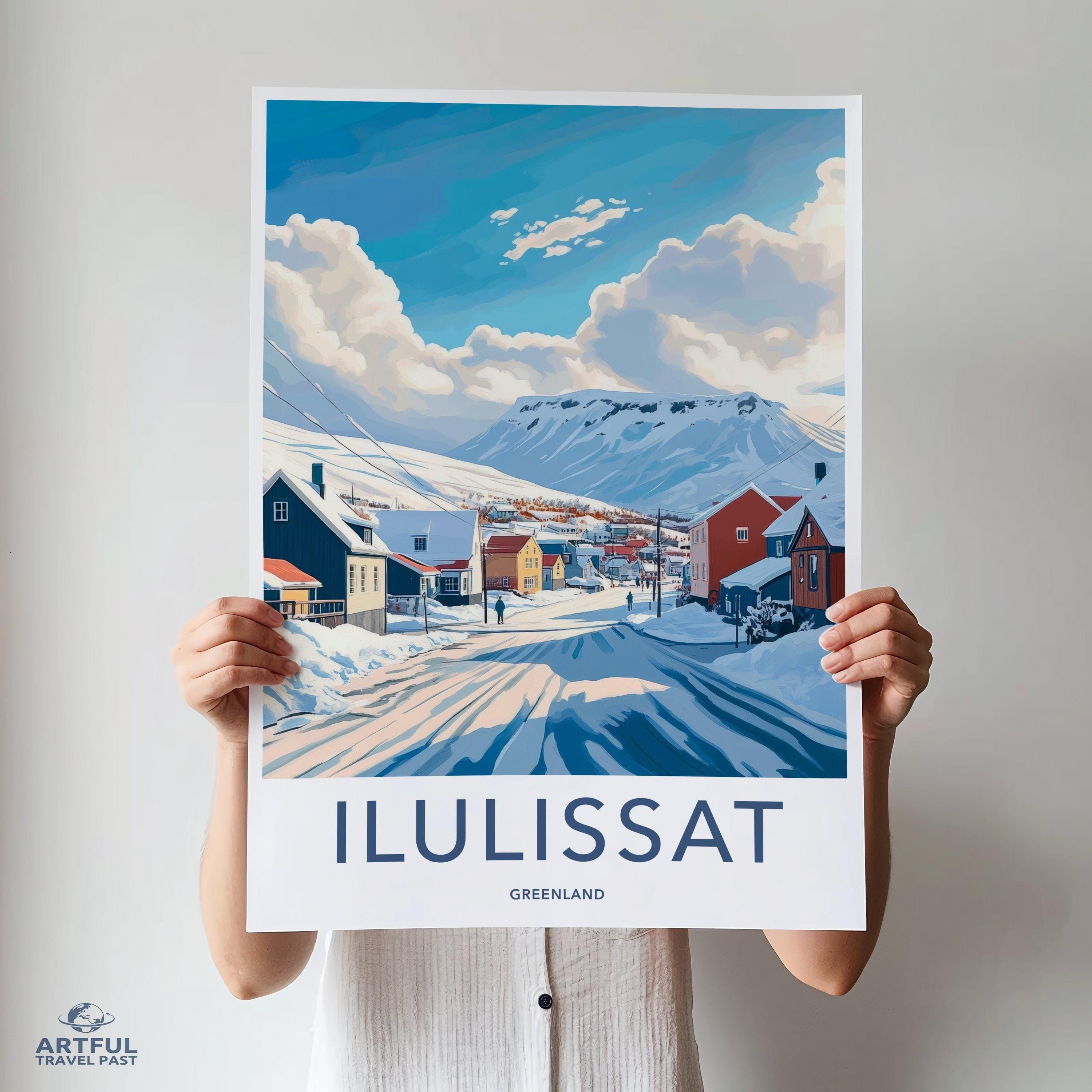 Ilulissat Poster | Greenland Wall Art | Arctic Decor
