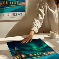 Ilulissat Poster | Greenland Wall Art | Nordic Decor