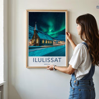 Ilulissat Poster | Greenland Wall Art | Nordic Decor