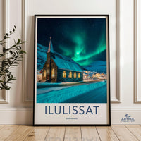 Ilulissat Poster | Greenland Wall Art | Nordic Decor