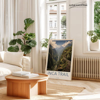 Inca Trail Poster - Colombia Wall Art