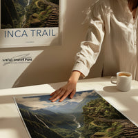 Inca Trail Poster - Colombia Wall Art