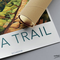 Inca Trail Poster - Ecuador Wall Art