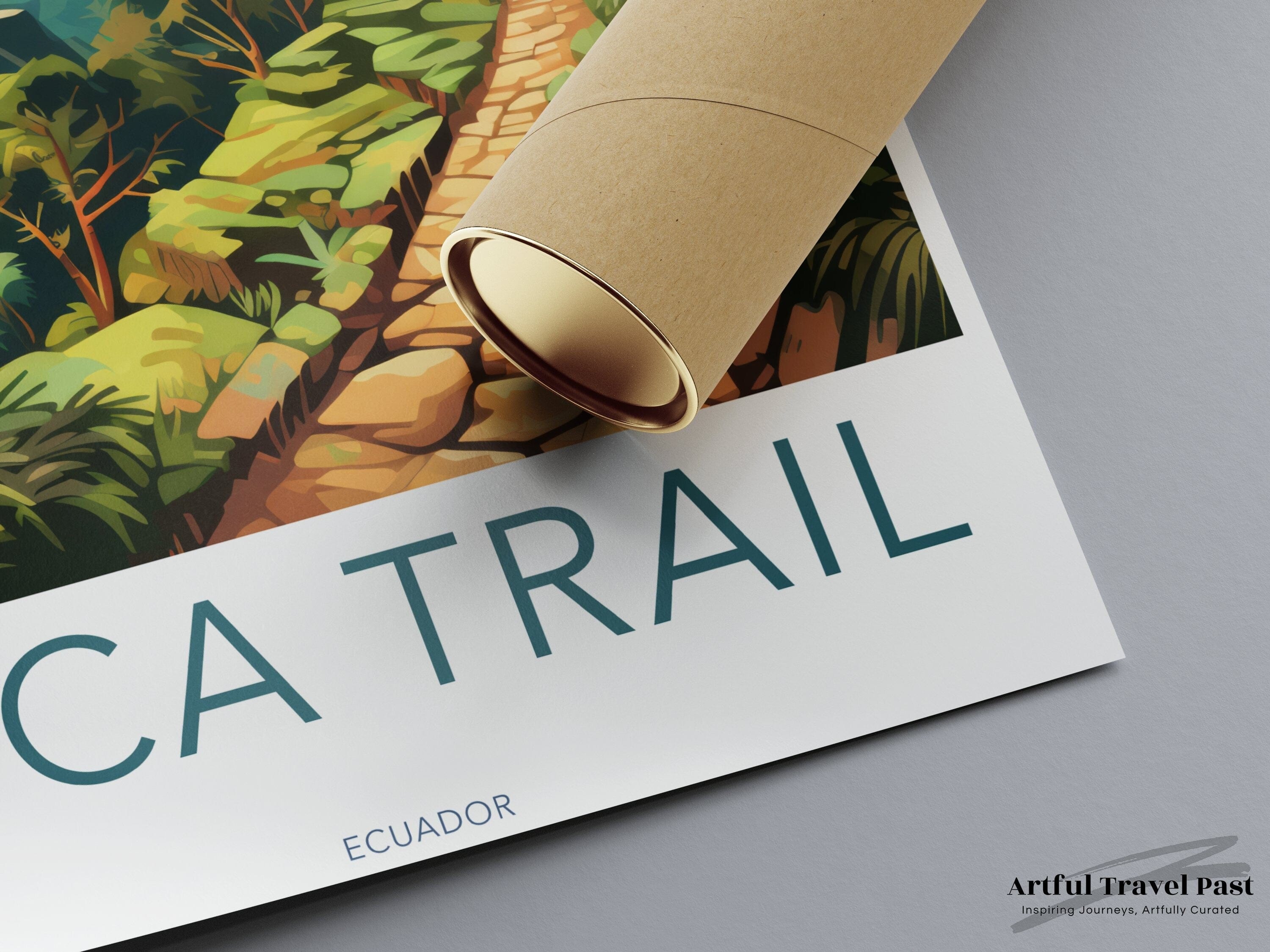 Inca Trail Poster - Ecuador Wall Art