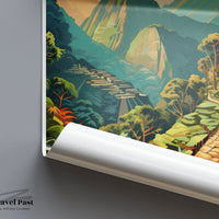 Inca Trail Poster - Ecuador Wall Art