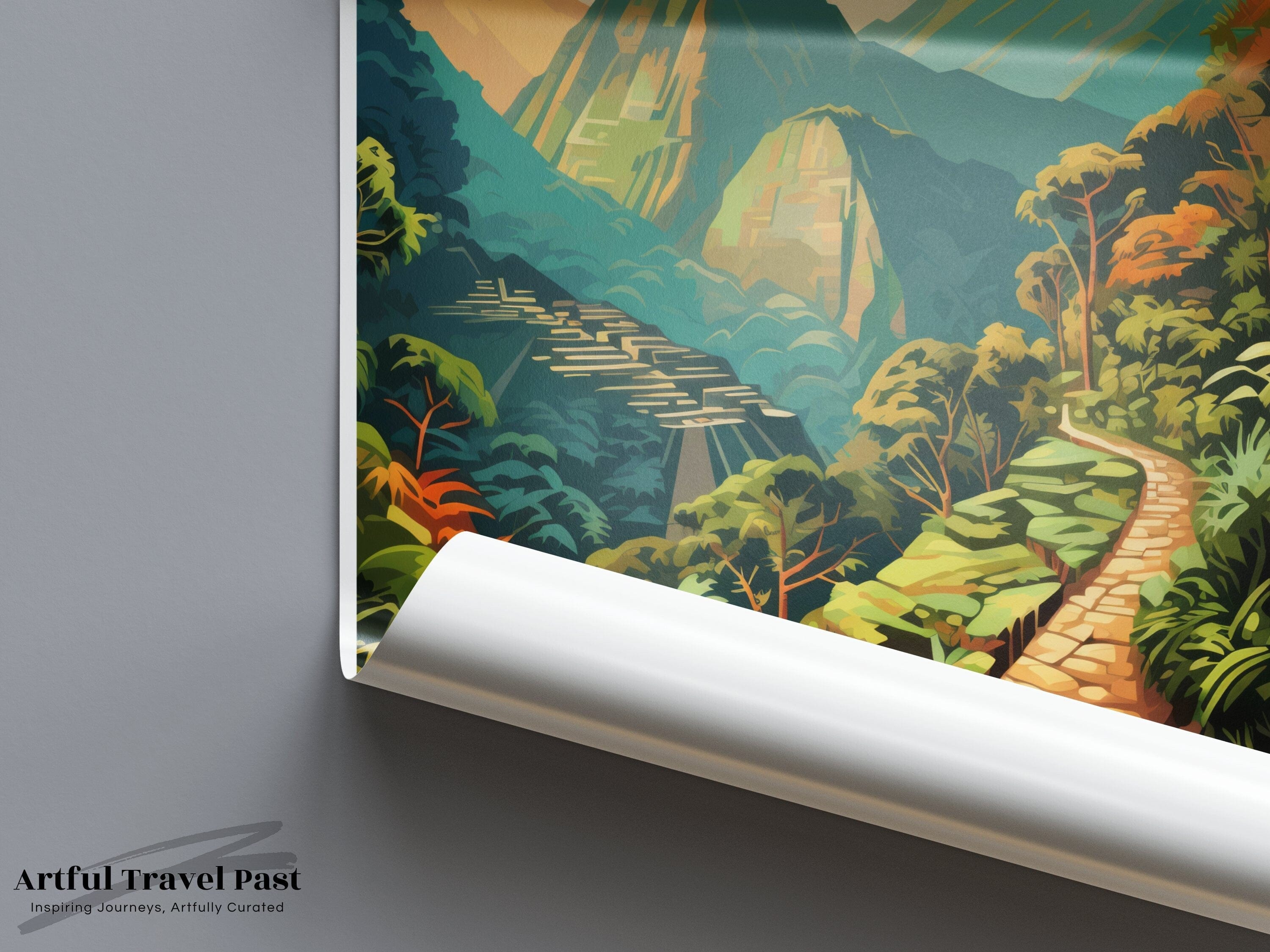 Inca Trail Poster - Ecuador Wall Art