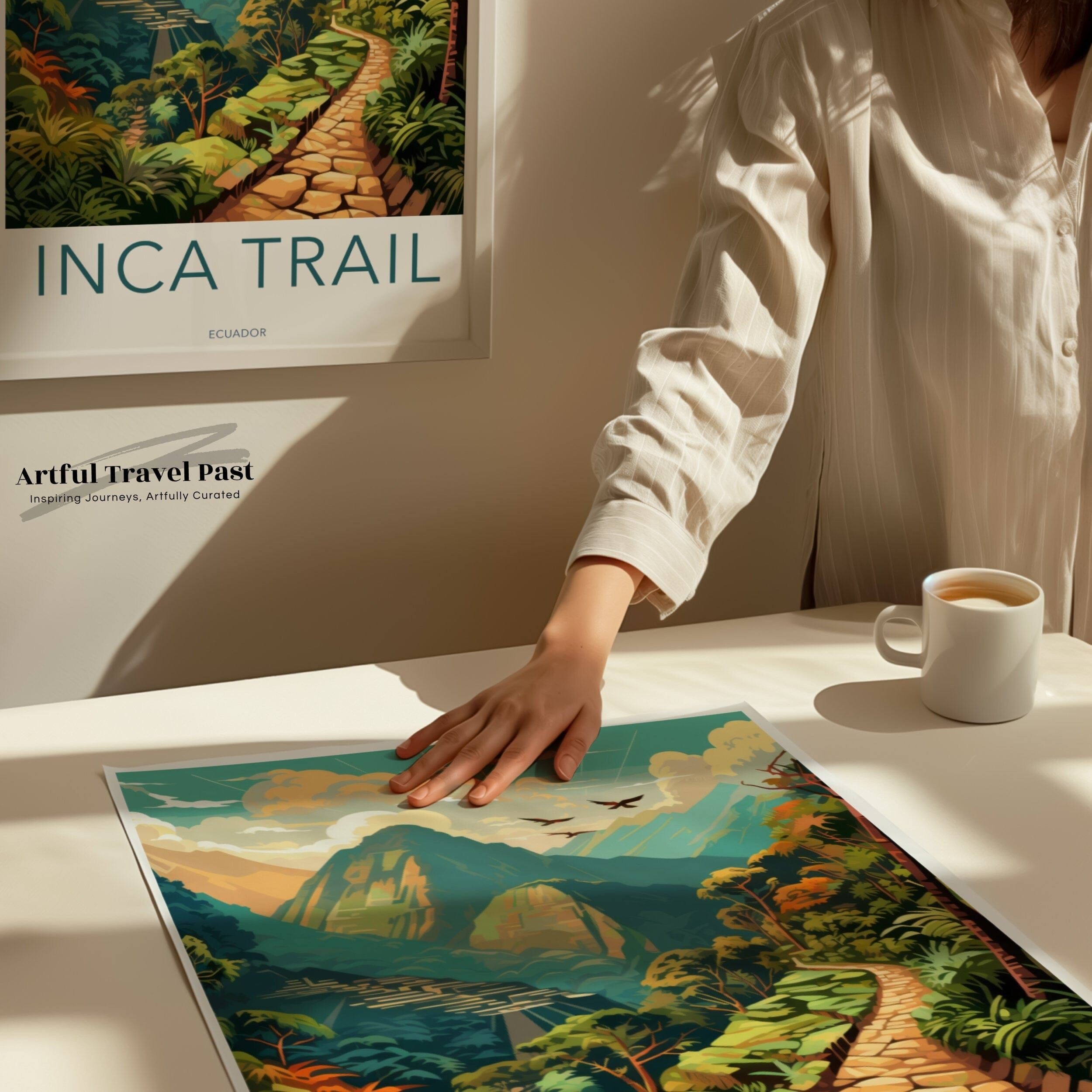 Inca Trail Poster - Ecuador Wall Art