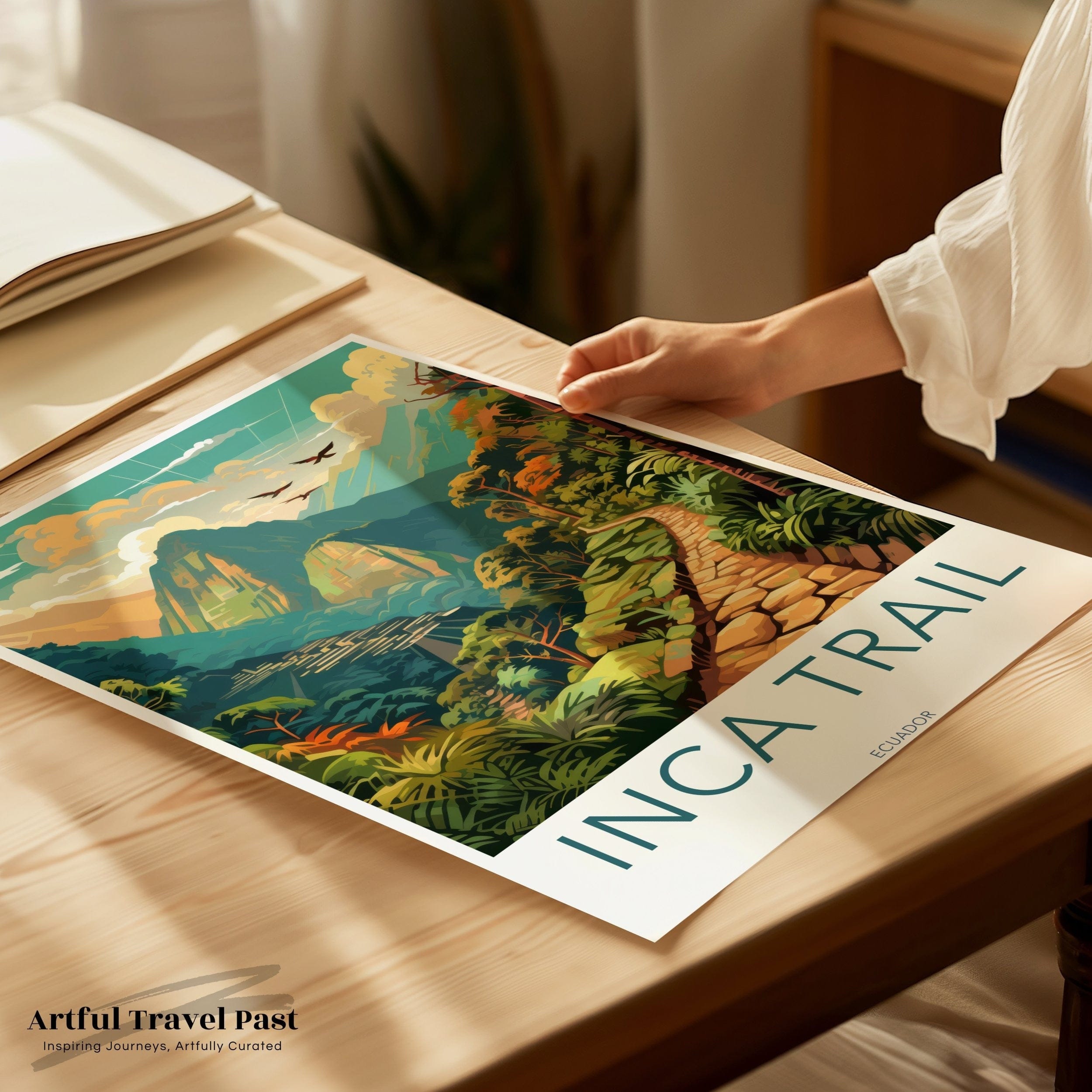 Inca Trail Poster - Ecuador Wall Art