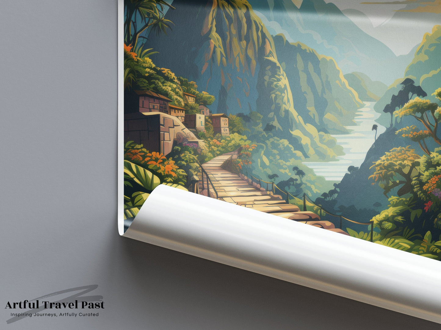 Inca Trail Poster - Peru Wall Art