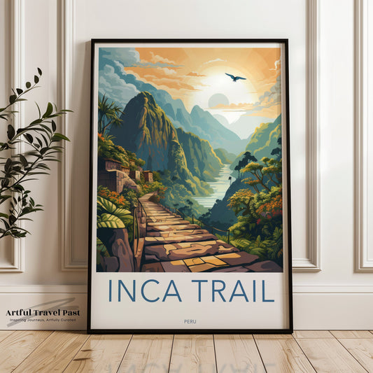 Inca Trail Poster - Peru Wall Art