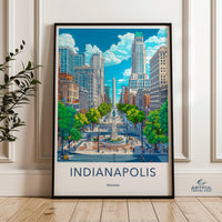 Indianapolis Poster - Indiana Wall Art