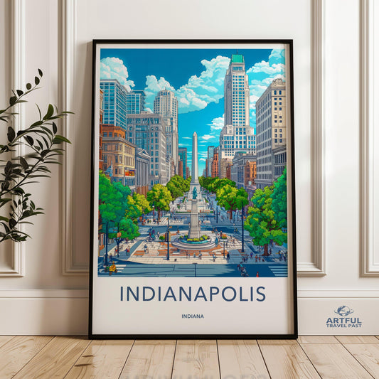Indianapolis Poster - Indiana Wall Art