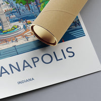 Indianapolis Poster - Indiana Wall Art