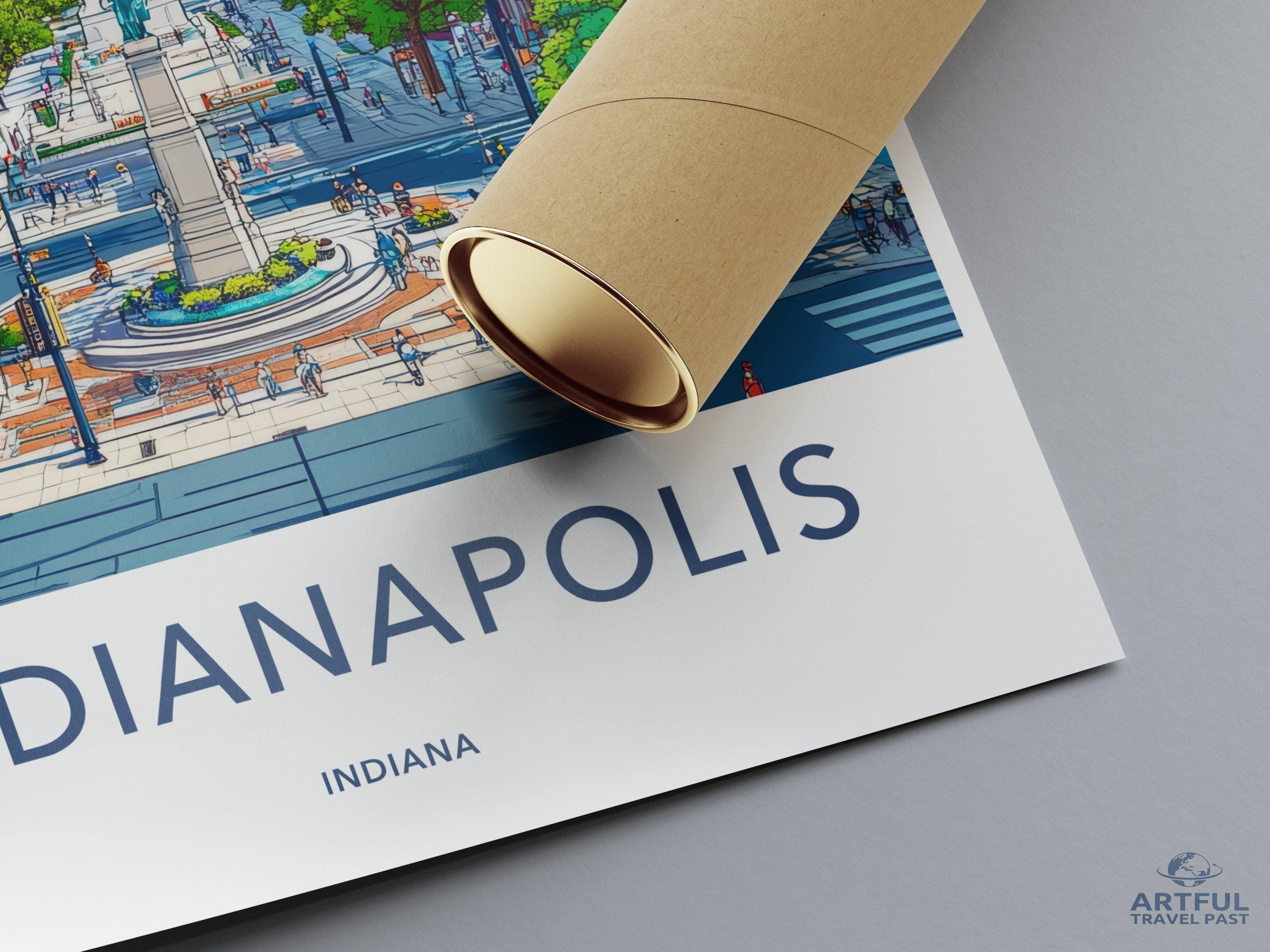 Indianapolis Poster - Indiana Wall Art
