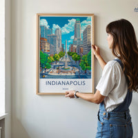 Indianapolis Poster - Indiana Wall Art