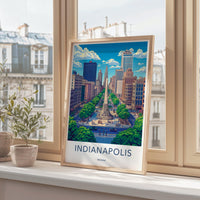 Indianapolis Poster - Indiana Wall Art