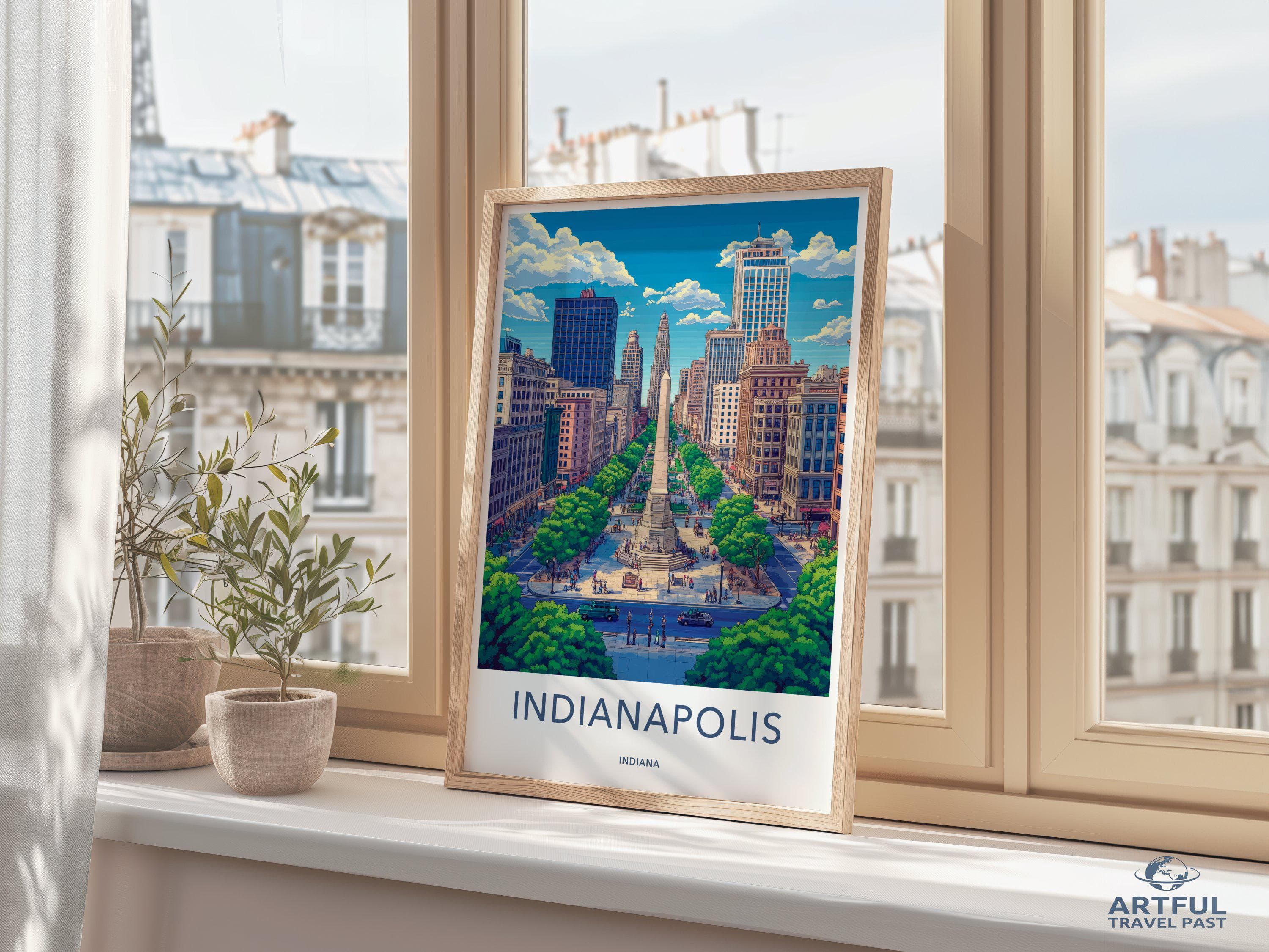 Indianapolis Poster - Indiana Wall Art