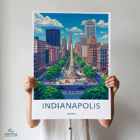 Indianapolis Poster - Indiana Wall Art